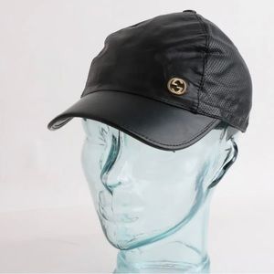Vintage Gucci Leather Hat RARE
